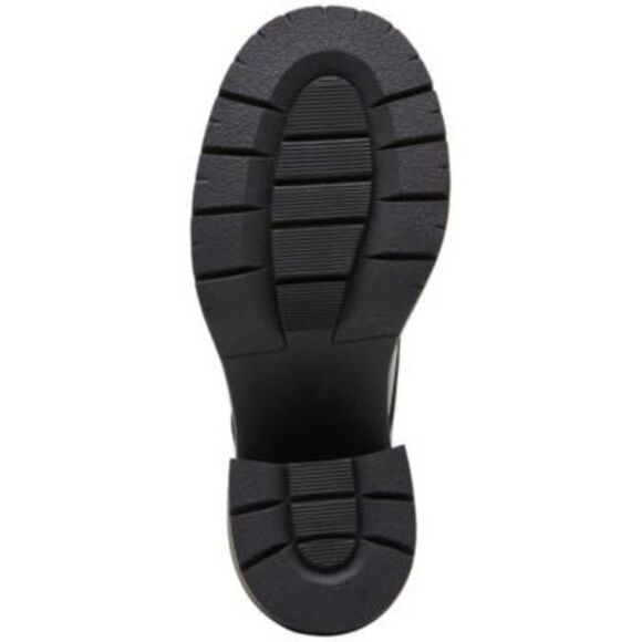 MADDEN GIRL Womens Black 1-1/2" Platform Time Toe Block Heel Oxford Shoes 9.5 M - Picture 4 of 4